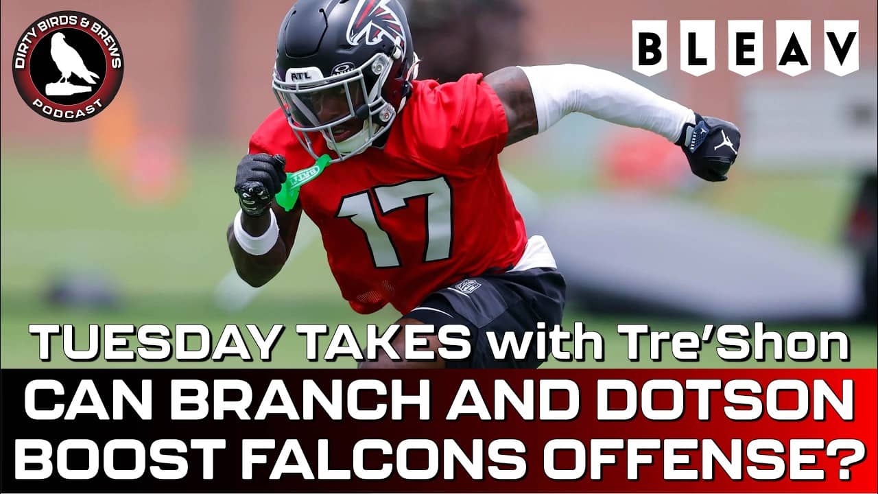 Can Zachariah Branch and Jahan Dotson revitalize the Falcons offense? Takes with Tre'Shon