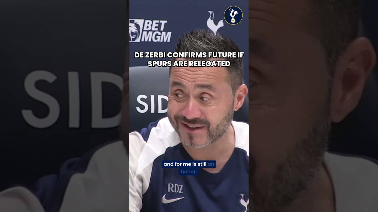 De Zerbi won't walk away from Tottenham