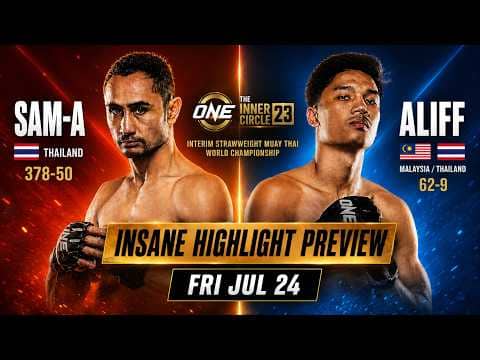 Malaysian-Thai PRODIGY Meets A Living Legend ⚔️ Aliff vs. Sam-A | Road To Gold Highlights