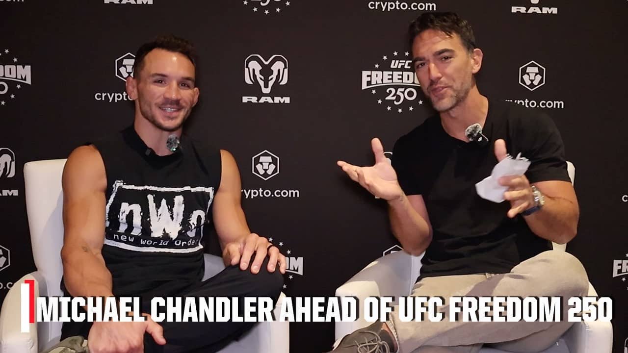 Michael Chandler wants to take down Mauricio Ruffy 'for himself' at UFC Freedom 250 💪 | MMA on ESPN