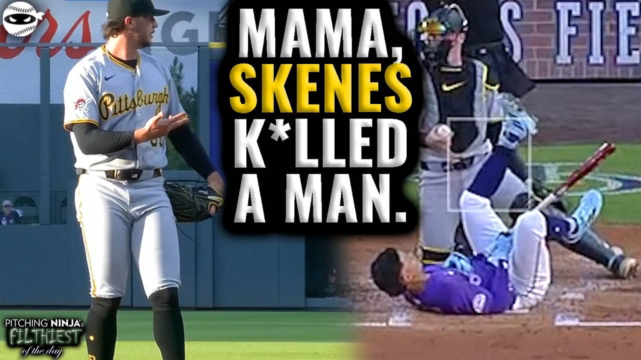 Paul Skenes catches a BODY