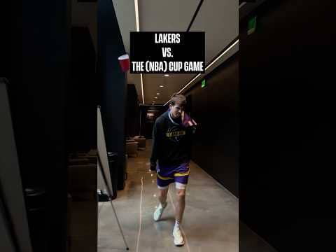 Luka, Austin, and the squad had fun with the (NBA) Cup game #lakers
