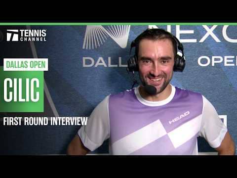 Marin Cilic Records 600th Career Win with Upset over Tien | 2026 Dallas