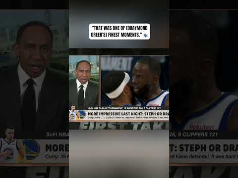 Stephen A. has high praise for Draymond Green 👏