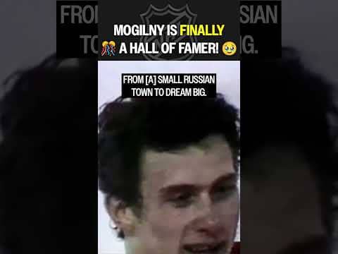 Mogilny's HHOF wait is FINALLY OVER! 🎉👏