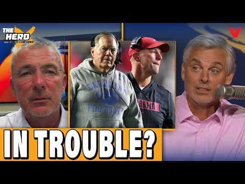 Are Bill Belichick & Kalen DeBoer IN TROUBLE at UNC & Alabama? | THE HERD College Football