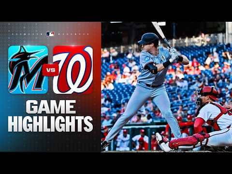 Marlins vs. Nationals Game Highlights (6/2/26) | MLB Highlights