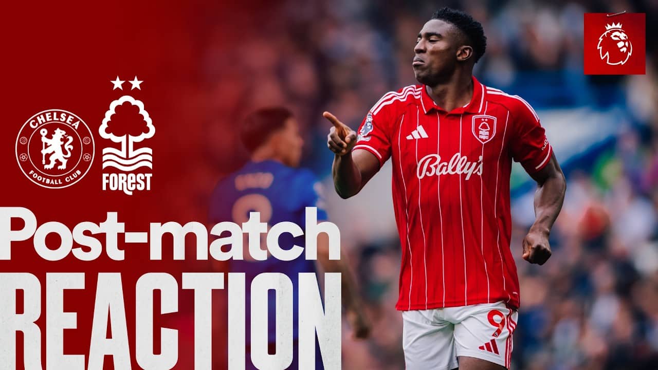 Taiwo Awoniyi's Reaction | Chelsea 1-3 Nottingham Forest | Premier League 🗣️
