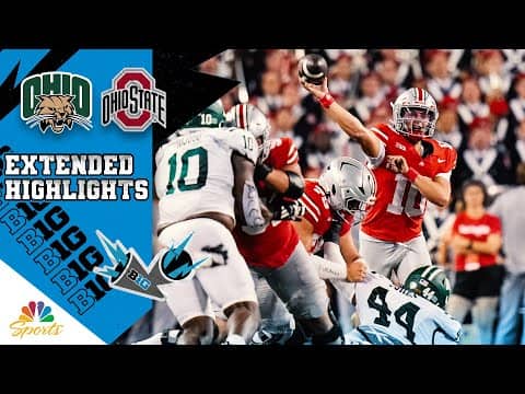 Ohio Bobcats vs. Ohio State Buckeyes | COLLEGE FOOTBALL HIGHLIGHTS | 9/13/2025 | NBC Sports