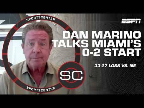 Dan Marino thinks Dolphins are ‘capable’ of turning around 0-2 start | SportsCenter