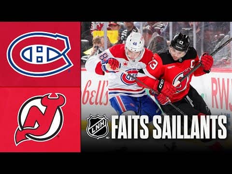 Canadiens vs Devils 6/11/25 | Faits saillants