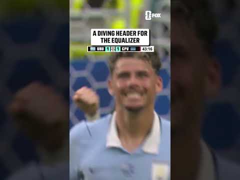 Maxi Araújo is there for the rebound and Uruguay finds the equalizer!
