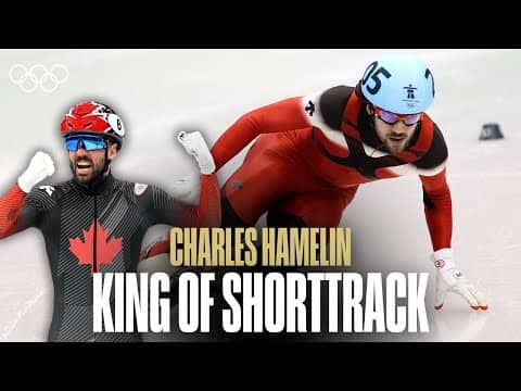 Two Gold Medals Within 30 Minutes ⛸️🔥 | Charles Hamelin 🇨🇦 | Winter Olympics | Athlete Highlights
