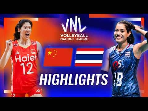 China🇨🇳 vs. Thailand🇹🇭 - Highlights | Week 1 | Women's VNL 2026