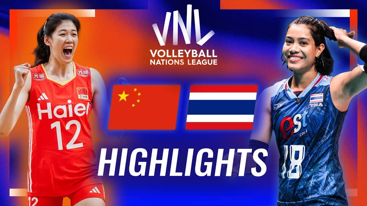 China 🇨🇳 vs. Thailand 🇹🇭 - Highlights | Week 1 | Women's VNL 2026