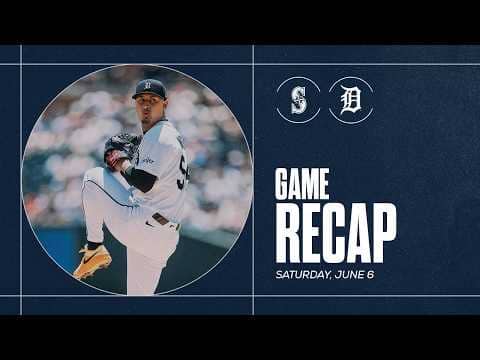 Tigers vs. Mariners Highlights | 6/6/26