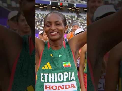 What a year for Tigst Assefs 👏 #worldathleticschamps #ethiopia #running #marathon #sports