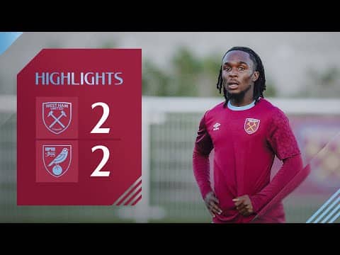 West Ham United U21 2-2 Norwich City U21 | Premier League 2 Highlights