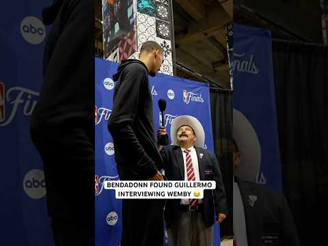 BenDaDonn found the best NBA Finals interviewer ๐