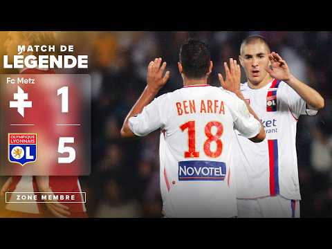 FC Metz 1-5 OL (2007) : Le soir où Benzema et Ben Arfa ont roulé sur une équipe de Ligue 1