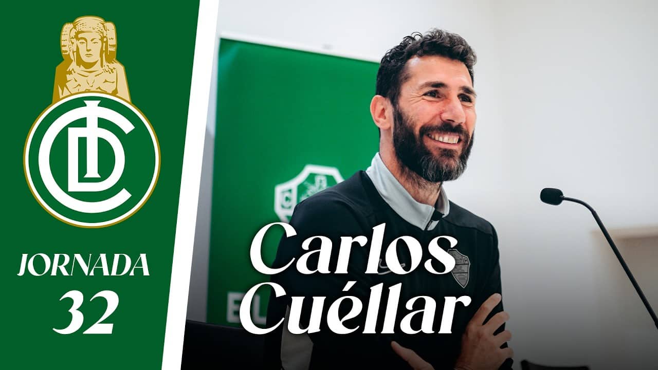 RUEDA DE PRENSA | Carlos Cuéllar habla sobre el Elche Ilicitano - CF Rayo Majadahonda | Jornada 32
