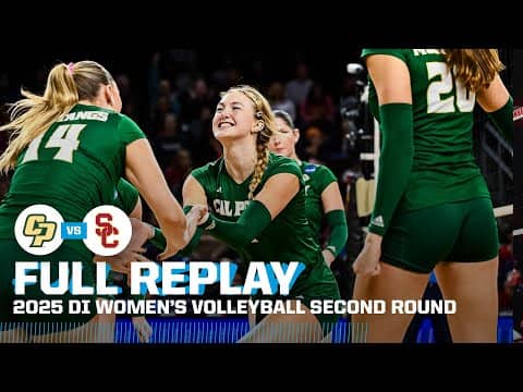 Cal Poly vs. USC: 2025 NCAA women's volleyball second round | FULL REPLAY