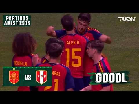 ¡Pedri define el segundo! | España 2-0 Perú | Amistoso Internacional - Rumbo al Mundial 2026 | TUDN