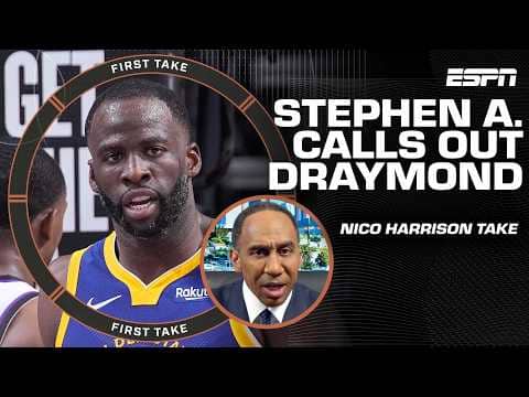 ‘Draymond is being UNFAIR!’ 🗣️ Stephen A. on Green’s comments on Nico Harrison | First Take