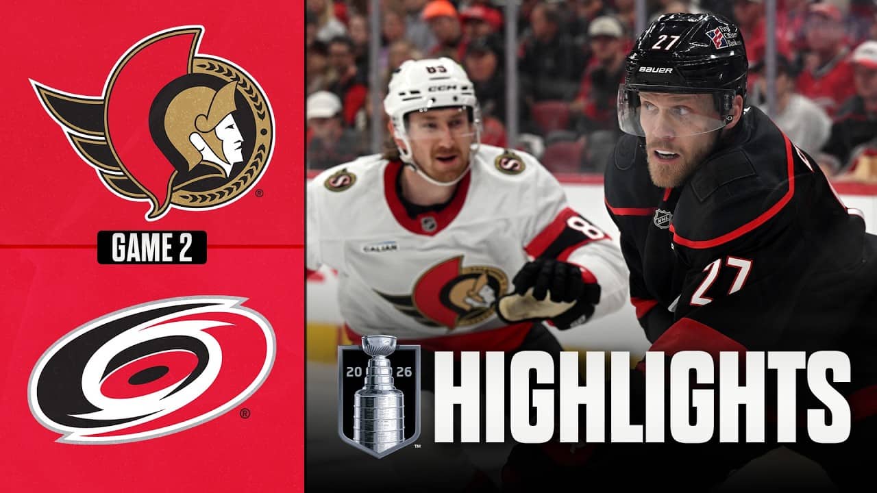 Senators vs. Hurricanes | NHL Playoff Highlights | April 20, 2026