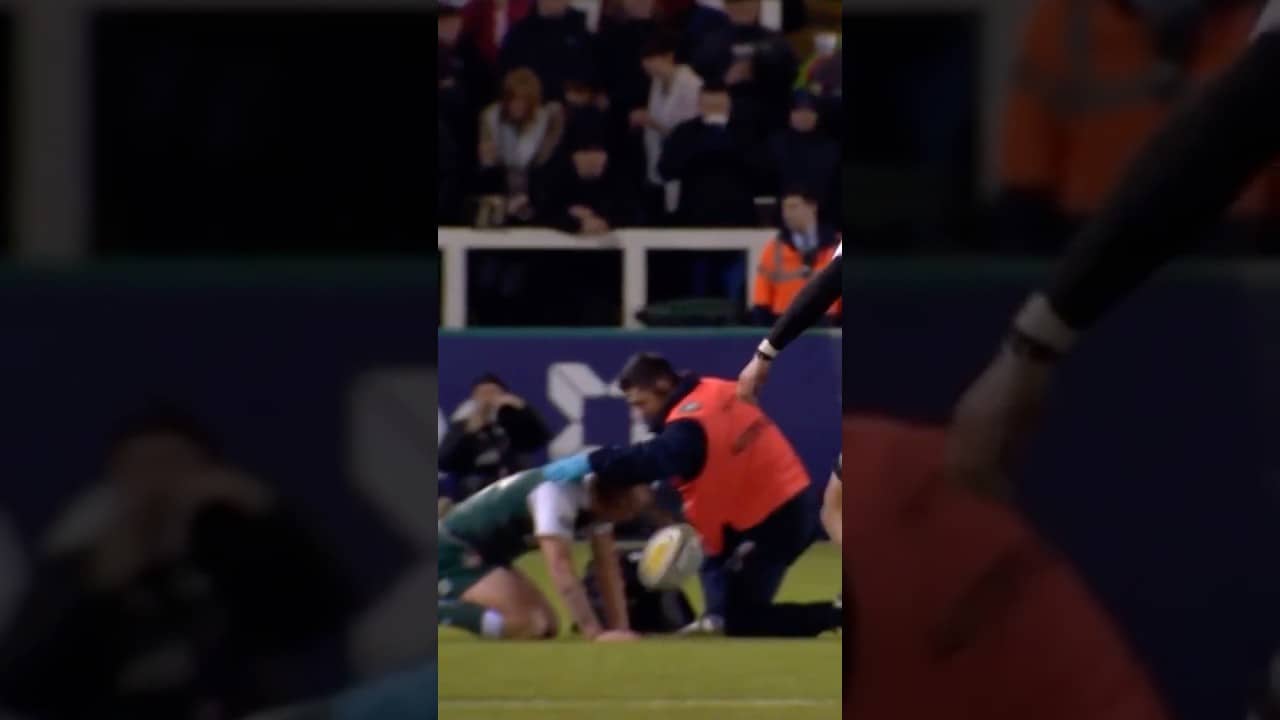 When you're injured & stop a try!