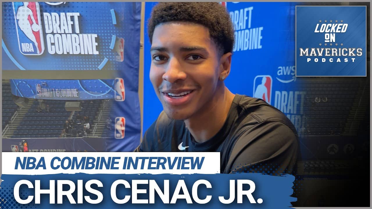Chris Cenac Jr. 2026 NBA Draft Combine Interview | Dallas Mavericks Draft Target?