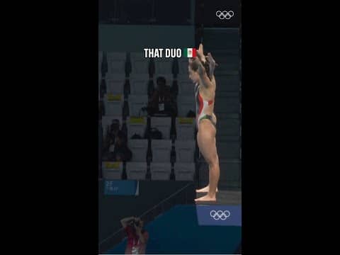 Orozco and Agundez, a Mexican duo that made history. 🤝🇲🇽 #Olympics #Diving