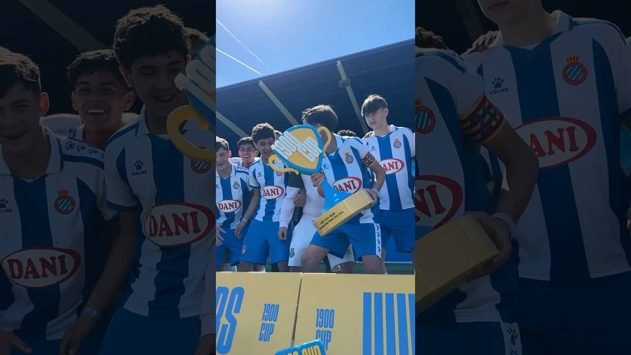 Amb la victòria de l’Infantil S14, tenim doblet a la #1900cup! 💪🏆 #La21