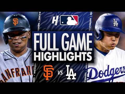 San Francisco Giants vs Los Angeles Dodgers - FULL GAME HIGHLIGHTS 🔥 May 12, 2026 MLB Season
