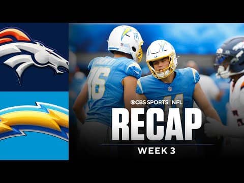 Cameron Dicker's GAME-WINNING FG helps Chargers survive Broncos, improve to 3-0