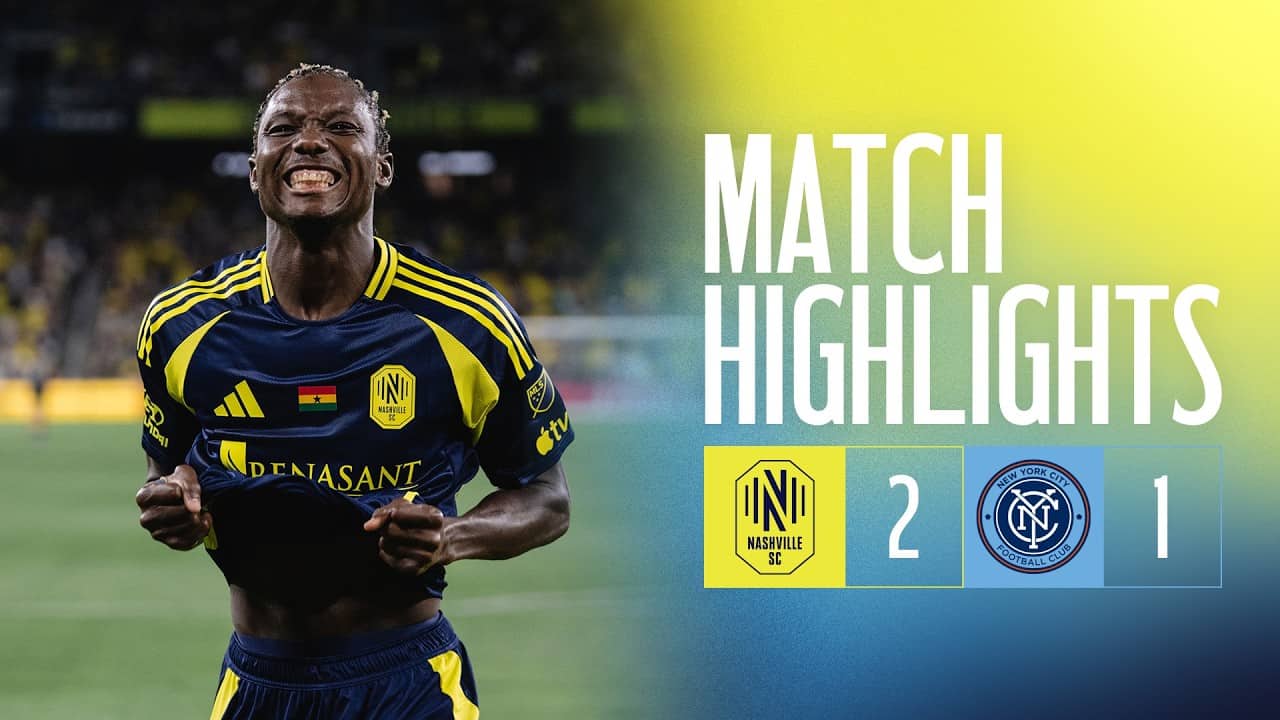 Nashville SC Stay Top of the Table and Unbeaten at Home in 2-1 Win vs NYCFC | Match Highlights