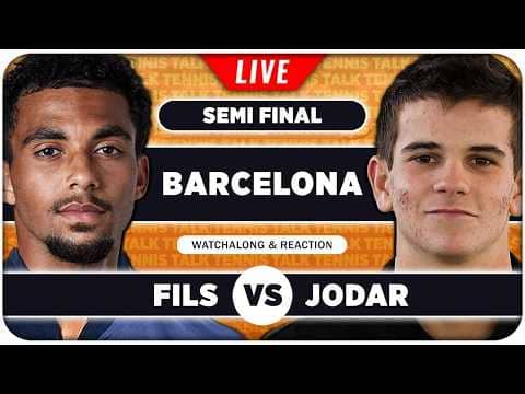 FILS vs JODAR • ATP Barcelona 2026 SF • LIVE Tennis Watchalong