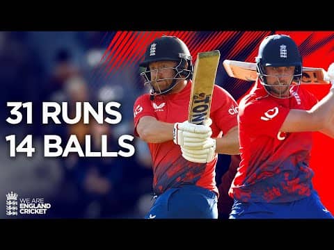 31 Runs off 14 Balls | Bairstow & Jacks Fireworks | England vs New Zealand 2023