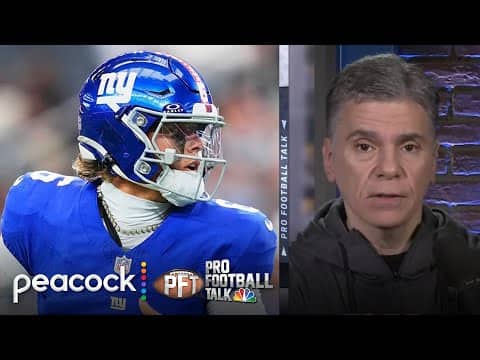 Giants’ Jaxson Dart must learn to protect himself from big hits | Pro Football Talk | NFL on NBC