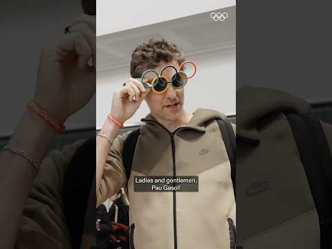 Italian diva Eva welcomed basketball legend and 3️⃣time Olympian Pau Gasol to #MilanoCortina2026🇮🇹