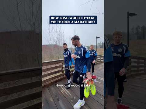 Rumor has it, the keepers are still debating their marathon times 😅