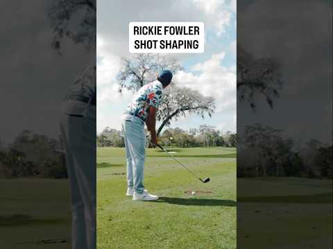 How many ways can Rickie approach this green?  #golf #rickiefowler  #cobragolf #golfswing