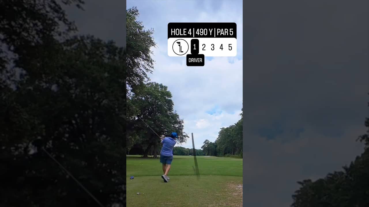 Play a Par 5 ⛳️ with me #shorts