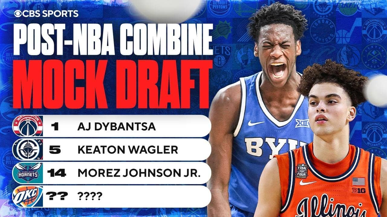 POST-COMBINE NBA Mock Draft: Keaton Wagler to Clippers | Should the Thunder trade into the top 5? 🤔