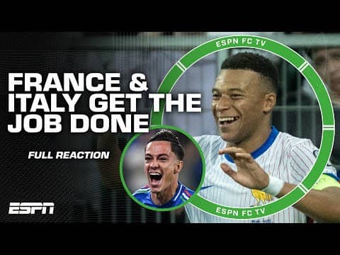 FULL REACTION: France & Italy get BIG WINS in World Cup Qualifiers 👀 | ESPN FC