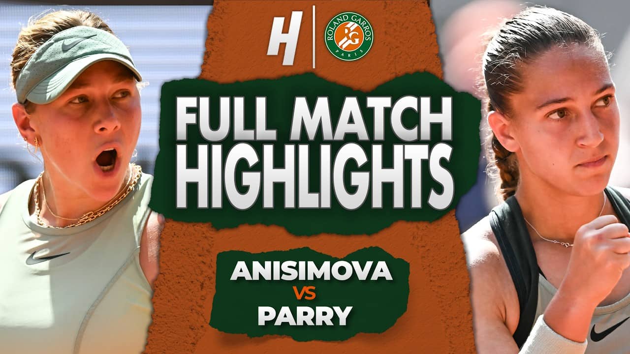 Amanda Anisimova vs Diane Parry - FULL Match Highlights | Round 3 | Roland Garros 2026