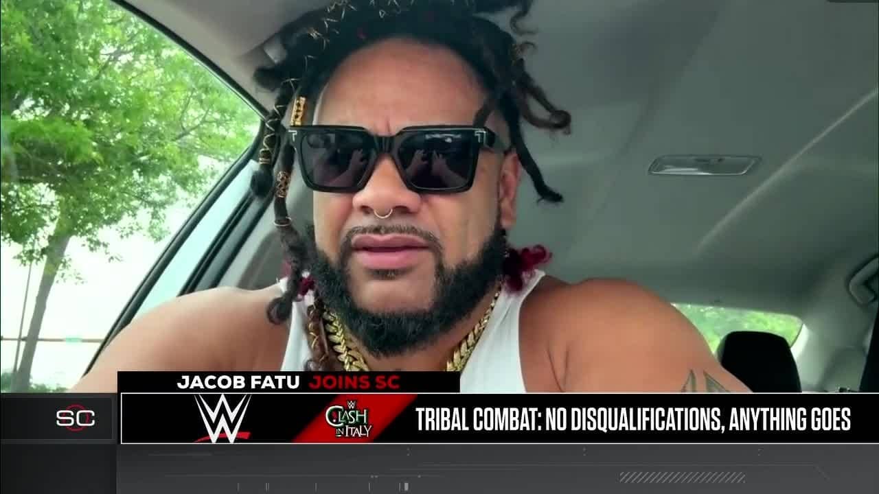Jacob Fatu says he's walking out of WWE's Clash in Italy as Heavyweight Champion 👀 | SportsCenter