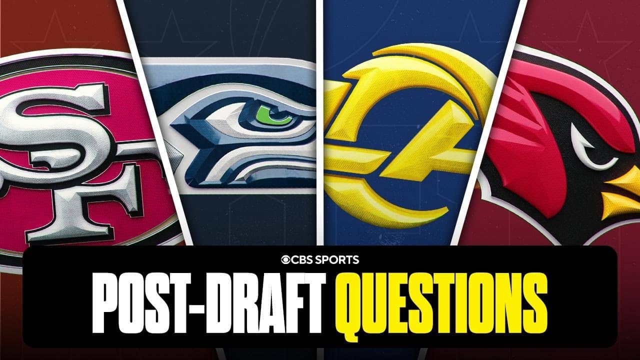 Biggest post-draft questions for every NFC West team 🤔 | 49ers, Rams, Seahawks, Cardinals