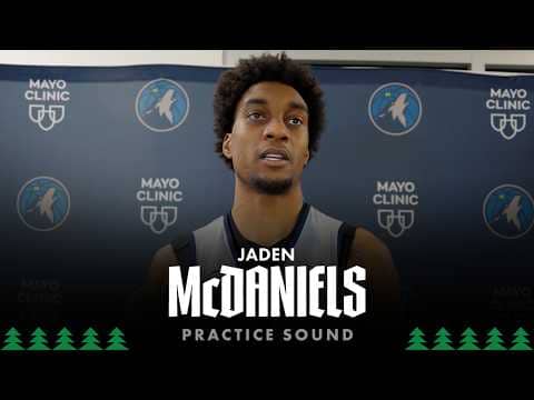 “I’m Just Ready To Get On The Floor With Him.” | Jaden McDaniels Practice Sound | 02.07.26