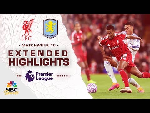 Liverpool v. Aston Villa | PREMIER LEAGUE HIGHLIGHTS | 11/1/2025 | NBC Sports